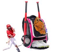 Sacs pour Battes de Baseball,Sac d'équipement de Baseball - Sac de softball, de batte, sac à dos de baseball avec bretelles rembourrées, grand sac à dos de baseball à compartiment principal pour ga