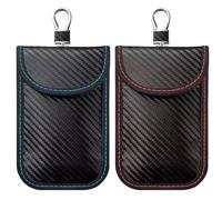 Sacs pour Clés De Voiture 2 Pièces, Sac De Blocage De Signal, Sac De Protection pour Clés, Sac Antivol pour Clés De Voiture, Sac De Sécurité pour Clés De Voiture