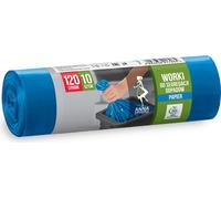 SACS POUR DÉCHETS 120 L Sacs poubelle Sacs poubelle bleu 10 pièces