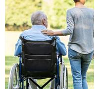 Sacs Pour Fauteuil Roulant | Sac De Rangement Avec Bandes Réfléchissantes | Sacoche Portable Pour Hôpital Courses Voyage Avion Scooter Adulte Extérieur Rééducation