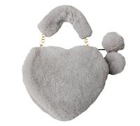 Sacs pour femme Memento Couleur Sac à bandoulière en forme de cœur Sac à main Saint-Valentin Sac à main fonctionnel pour femme Manches longues avec poches, l, Taille unique pour tous