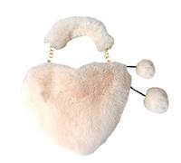 Sacs pour femme Memento Couleur Sac à bandoulière en forme de cœur Sac à main Saint-Valentin Sac à main fonctionnel pour femme Manches longues avec poches, h, Taille unique pour tous