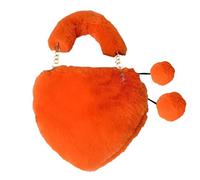 Sacs pour femme Memento Couleur Sac à bandoulière en forme de cœur Sac à main Saint-Valentin Sac à main fonctionnel pour femme Manches longues avec poches, jaune, Taille unique pour tous