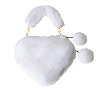 Sacs pour femme Memento Couleur Sac à bandoulière en forme de cœur Sac à main Saint-Valentin Sac à main fonctionnel pour femme Manches longues avec poches, d, Taille unique pour tous