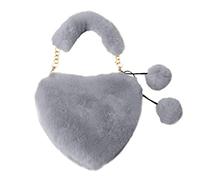 Sacs pour femme Memento Couleur Sac à bandoulière en forme de cœur Sac à main Saint-Valentin Sac à main fonctionnel pour femme Manches longues avec poches, c, Taille unique pour tous