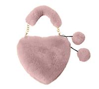 Sacs pour femme Memento Couleur Sac à bandoulière en forme de cœur Sac à main Saint-Valentin Sac à main fonctionnel pour femme Manches longues avec poches, i, Taille unique pour tous