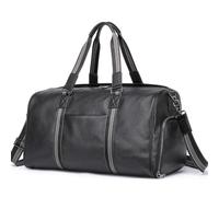 Sacs pour femmes, hommes et femmes, sac de voyage en cuir véritable souple pour avion, sac de gym