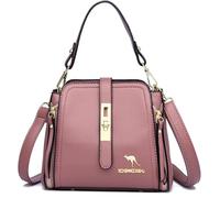 Sacs pour Femmes Petit Sac Dame Tenue à La Main Petit Sac Net Gentleman Sac à Bandoulière à Une épaule, Purple
