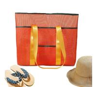 Sacs pour femmes, sac à bandoulière en maille imperméable - Sac à main pour la natation en plein air - Pour serviette de bain, jouets, lunettes de soleil, piscine, gym, natation, vacances, croisière