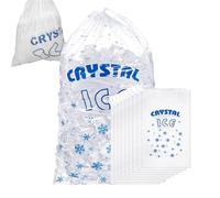 Sacs pour glace | Sacs de congélation, stockage portable avec cordon de serrage pour livraison de nourriture, plage, voyages, pique-niques, épicerie, shopping, camping en plein air