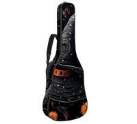 Sacs pour guitare basse avec chapeau de sorcière artistique Halloween 85, sac pour guitare acoustique de 101,6 cm, 104,1 cm, sac de transport imperméable Oxford pour guitare électrique acoustique