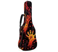 Sacs pour guitare basse avec décoration de main de zombie d'Halloween 95, sac pour guitare acoustique de 101,6 cm, 104,1 cm, sac de transport imperméable Oxford pour guitare électrique acoustique