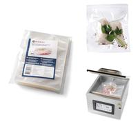 Sacs pour la cuisson sous vide et pour les machines d'emballage sous vide à cham