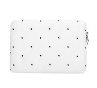 Sacs pour ordinateur à pois, plusieurs tailles au choix, sac de rangement pour ordinateur portable, résistant aux chocs, sac intérieur léger à pois, étui de rangement pour tablette (blanc S) (style6)