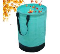 Sacs pour Pelouse et Feuilles Mortes - Sac de Jardin Debout à Poignées Renforcées,Conteneur Portable pour Débris Végétaux Tontes de Gazon Extérieur Maison et Camping