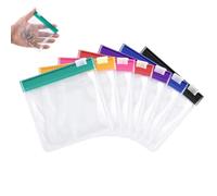 Sacs pour pilules de voyage - Avec serrure à glissière 7 couleurs étanche et portable, pochette de pilule zippée - voyage d'affaires dormitory à domicile, bijoux cosmétiques papeterie Candy