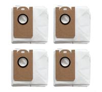 Sacs pour poussière Robot pour conga 7490 pour genesis Non-Tissé(4pcs) | Compatible pour conga 7490 pour genesis, tissu non-tissé, grande capacité, collecte pour efficace, blanc