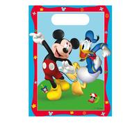 Procos - Party Loot Bags Disney Mickey Rock The House Lot de 6 sacs cadeaux Caramel, 94061