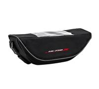 Sacs Rangement Avant Moto, Accessoires, Sacoches Portables Étanches Téléphone Portable, Sacoche Navigation pour NC750X Sacoche Extensible Cadre Moto(Noir)