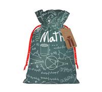 Sacs réutilisables avec cordon de serrage pour leçons de mathématiques - Pour les fêtes et les anniversaires - Écologiques