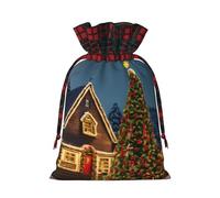 Sacs réutilisables avec cordon de serrage pour Noël, carnaval, anniversaire, fête de mariage