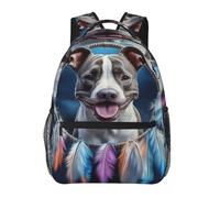 Sacs Scolaires Personnalisé Sac à Dos pour Enfant Attrape-rêves des vaches de fosse Léger Backpack pour Quotidien Enfant Cadeaux 29X40cm