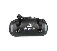 Sacs secs imperméables, sacs de voyage pliables de grande capacité | convient pour Kayak, poignée de transprafting, bateau, bretelles réglables pêche, camping, 40l, 60l, 80l, A : noir 40 l,