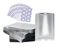 Sacs sous Vide for Aliments, 100 sachets Mylar, Plats thermoscellables en for Riz, céréales, Haricots et Stockage Alimentaire d'urgence à Long Terme, qualité(18 * 26cm)