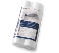 Sacs sous vide moletés pour soudeuses à bande 200 x 6000 mm, 2 rouleaux - Hendi