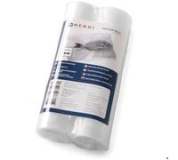 Sacs sous vide moletés pour soudeuses à bande 200 x 6000 mm, 2 rouleaux - Hendi 297469