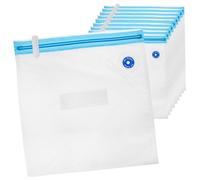 Sacs sous vide pour aliments - ORION - 22x21 cm - 10 pcs - Fermeture à glissière - Valve d'aspiration - Réutilisables