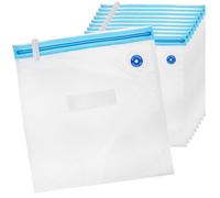 Sacs sous vide pour aliments - Orion - 26x28 cm - 10 pcs - Valve et fermeture à glissière - Réutilisables