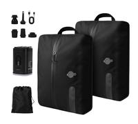 Sacs Sous Vide Professionnels pour le Voyage avec pompe sans fil, IP67 Réutilisables pour les Valises et les Sacs à dos Economiseur d'espace Léger et Durable (2 pièce + pompe)