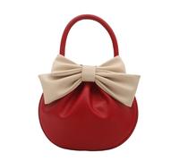 Sacs supérieurs pratiques Gobelet de soirée pour femmes Travail de loisirs Événement Tendance Sac à main pour fête de mariage Sac à main rond à la mode Cadeau d'anniversaire Votre, rouge