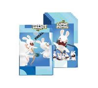 Sacs Surprise - PTIT CLOWN - Lapins Crétins - Lot de 8 - Bleu - 13x24 cm