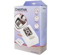 Nilfisk Sacs aspirateur Dustbags GMELITE papier – 4 sacs + 1 pré-filtre (107412688)