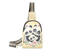 Sacs tendance Happy Panda Family pour homme imperméable pour femme sac banane pour voyage, famille panda heureux, taille 1, Famille Panda heureuse, 1 size
