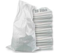 Sacs tissés 20 pièces Sacs à gravats Sacs à déchets Sacs pour matériaux lourds Sacs à gravats Tissu lourd (1,25€ / pièce)