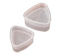 Sacs Triangulaires OPP pour Onigiri/Bento - Film Alimentaire Japonais Anti-Fuite, Sans BPA - Emballage Professionnel pour Pique-nique/Commerces & Repas Nomade Écologique (2 moules)