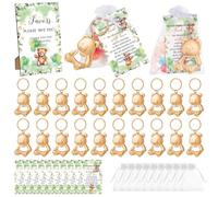 Sacubee Lot de 50 cadeaux « We Can Bearly Wait » pour fête prénatale, cadeaux en vrac, décapsuleur, cadeaux pour gagnants, invités, révélation du sexe, décoration de fête prénatale, souvenirs, sacs