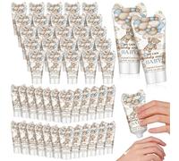 Sacubee We Can Bearly Wait Lot de 50 crèmes pour les mains pour fête prénatale en vrac Ours en vrac pour invités Lotion pour les mains de voyage pour révélation du sexe Souvenirs sacs cadeaux de