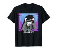 Sad Anime Girl Japanese Vaporwave Aesthetic Hate Myself T-Shirt
