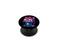 Sad Crying Onion Cat Cartoon Funny Chopping Onions Meme PopSockets PopGrip Adhésif