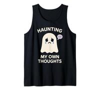 Sad Ghost Ghost Humour Anxiety Ghost Mental Health Funny Débardeur
