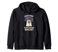Sad Ghost Ghost Humour Anxiety Ghost Mental Health Funny Sweat à Capuche