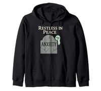 Sad Ghost Ghost Humour Anxiety Ghost Mental Health Funny Sweat à Capuche