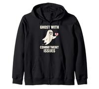 Sad Ghost Ghost Humour Anxiety Ghost Mental Health Funny Sweat à Capuche