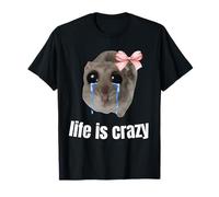 Sad Hamster Meme - la Vie est Folle T-Shirt