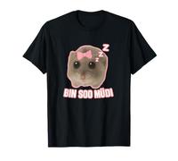 Sad Hamster Sommeil Meme Bin So MÜDI Schlafi Drôle T-Shirt