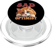 Sad Optimist Réalité en conflit réaliste - PopSockets PopGrip pour MagSafe